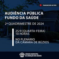 Audiência Pública Fundo Municipal de Saúde