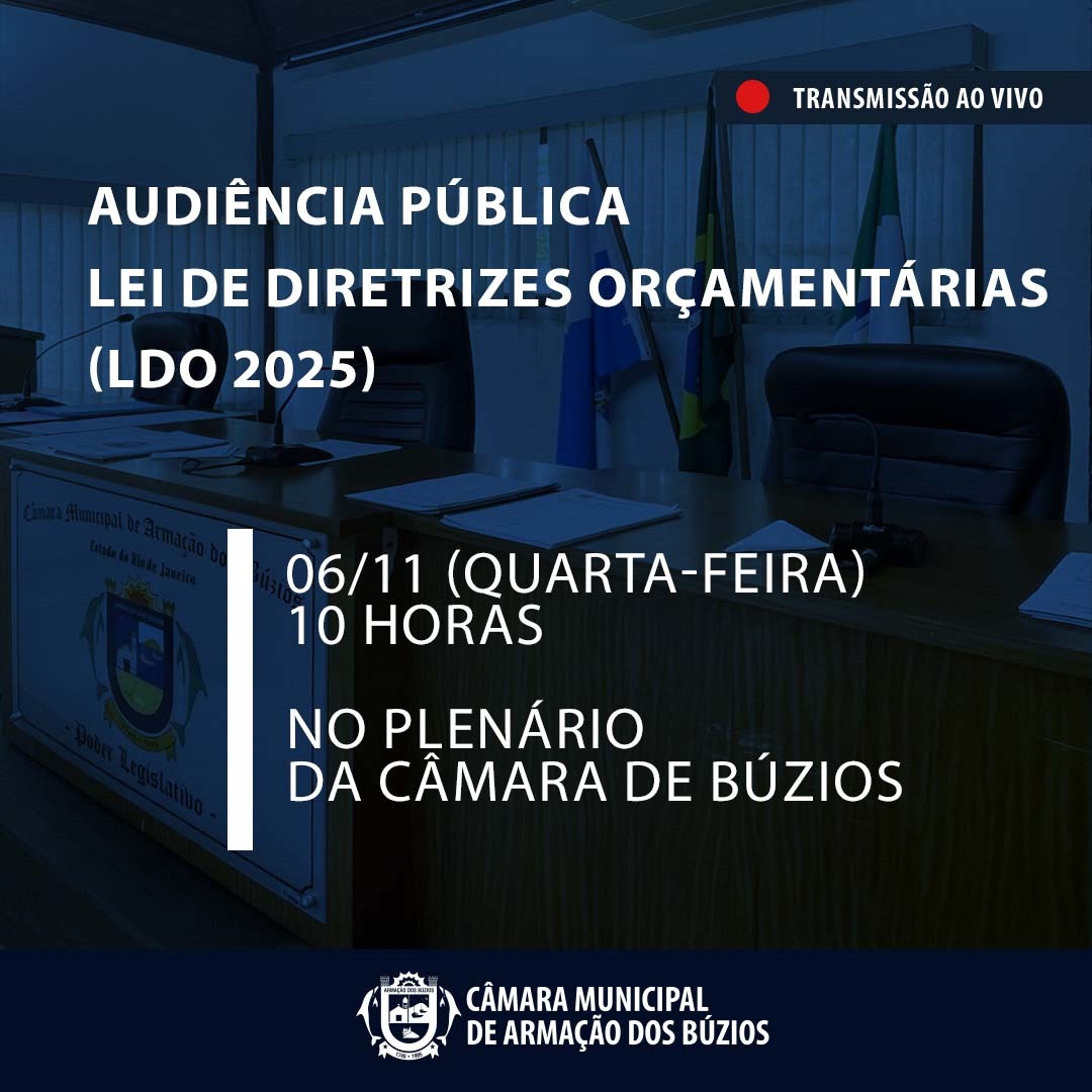 Audiência Pública LDO 2025