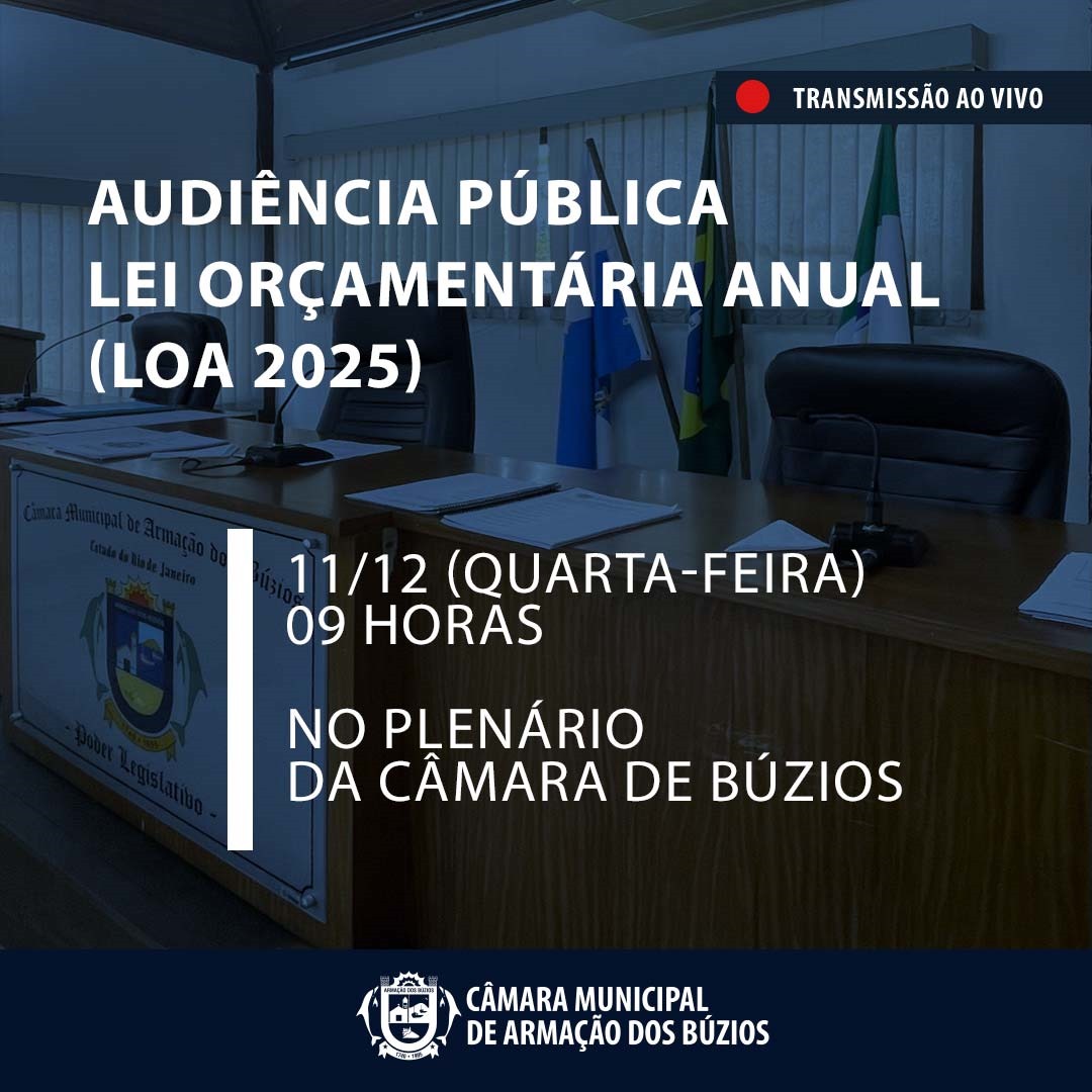 Audiência Pública LOA 2025