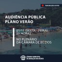 Audiência Pública Plano Verão