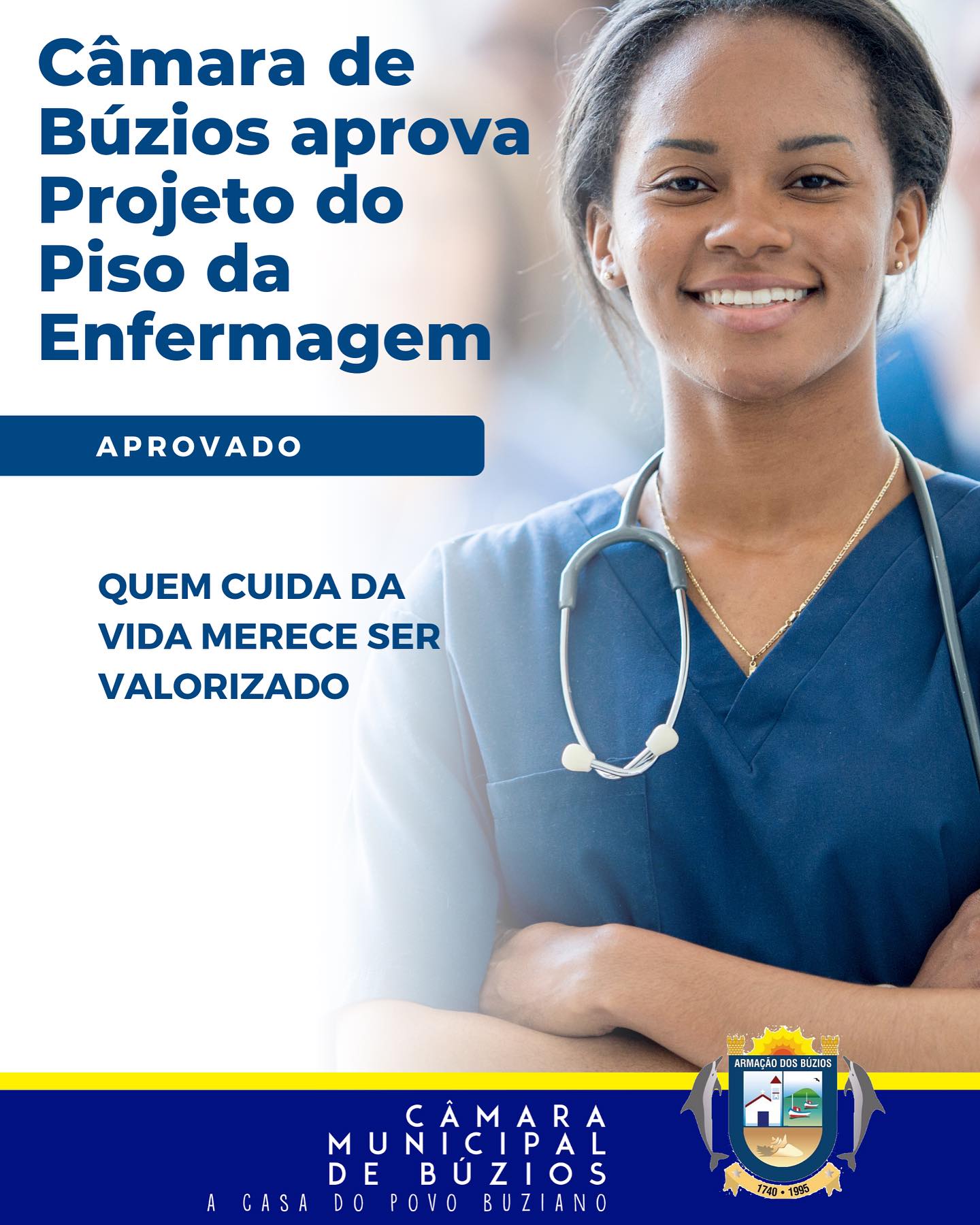 Câmara de Búzios aprova Projeto do Piso da Enfermagem