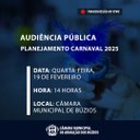 Câmara de Búzios realiza audiência pública sobre planejamento do Carnaval 2025