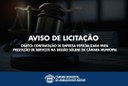 Aviso de Licitação - Pregão Eletrônico