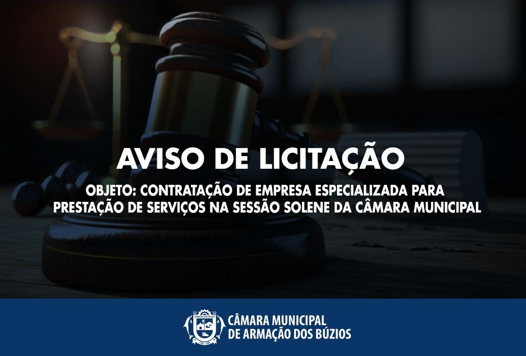 Aviso de Licitação - Pregão Eletrônico